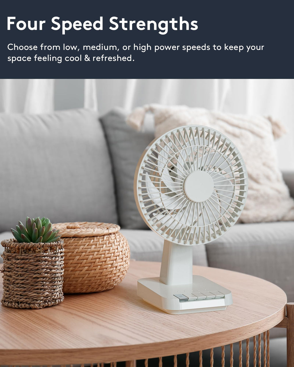 Small Oscillating Desk Fan T4892