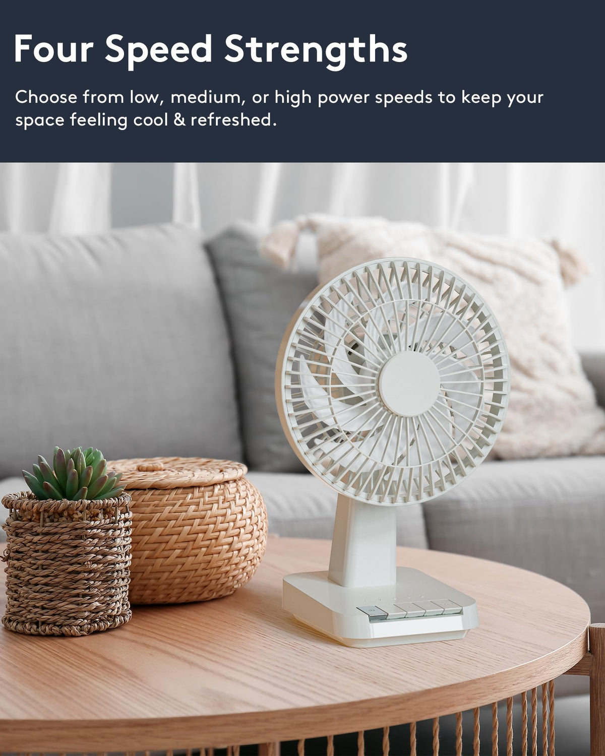 Small Oscillating Desk Fan T4892