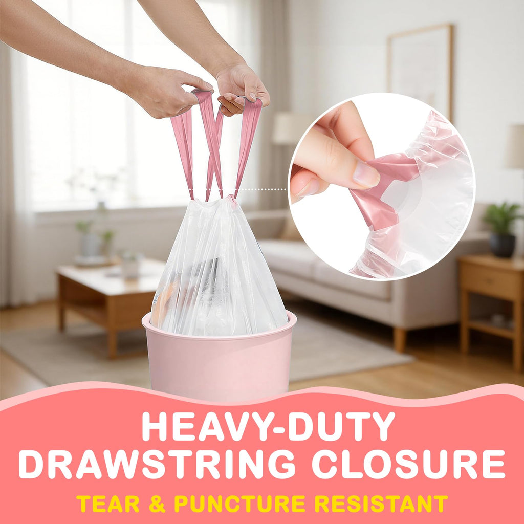 4 Gallon Scented Trash Bags with Drawstring Q700