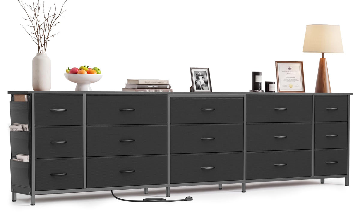80.7" 15 Drawer Long Dresser N2326