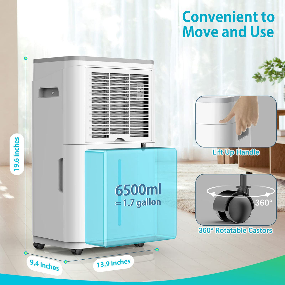 50 Pint Dehumidifier with Drain Hose A66978