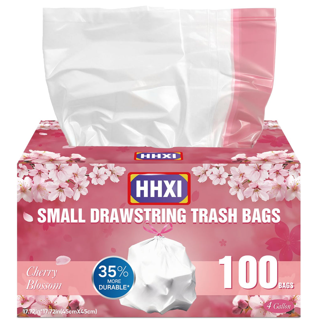 4 Gallon Scented Trash Bags with Drawstring Q700