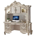 Bone White Desk with Hutch N1574