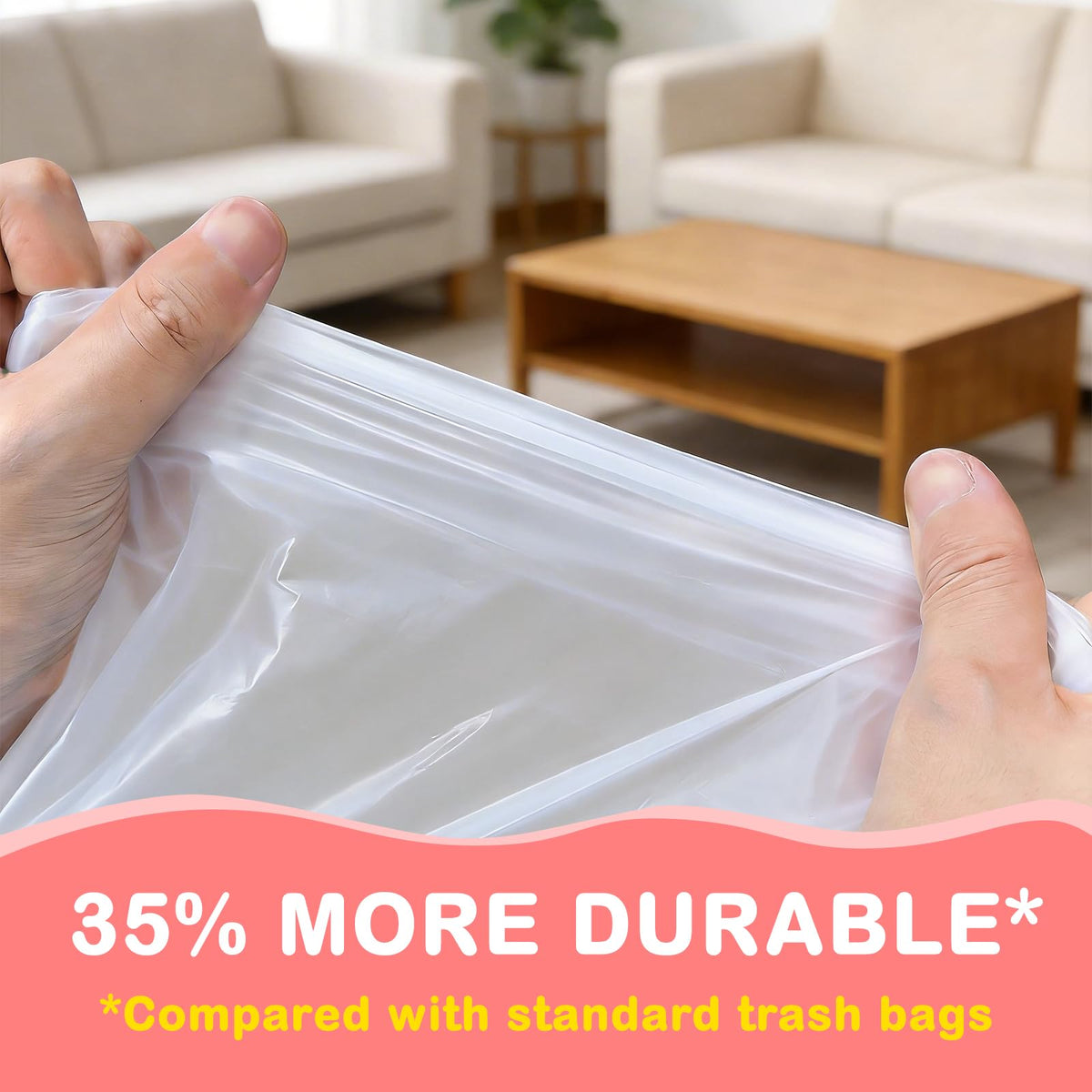 4 Gallon Scented Trash Bags with Drawstring Q700