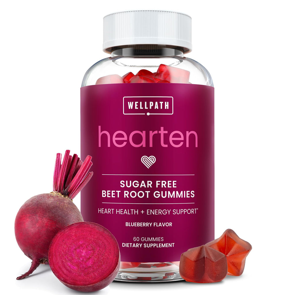 Sugar Free 1500 Mg Blueberry Flavor Beet Root Gummies 60 Ct N73365