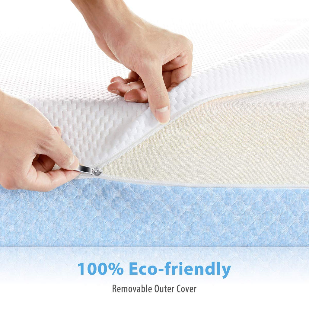 Dual Sided Gel Memory Foam Crib Mattress W282601