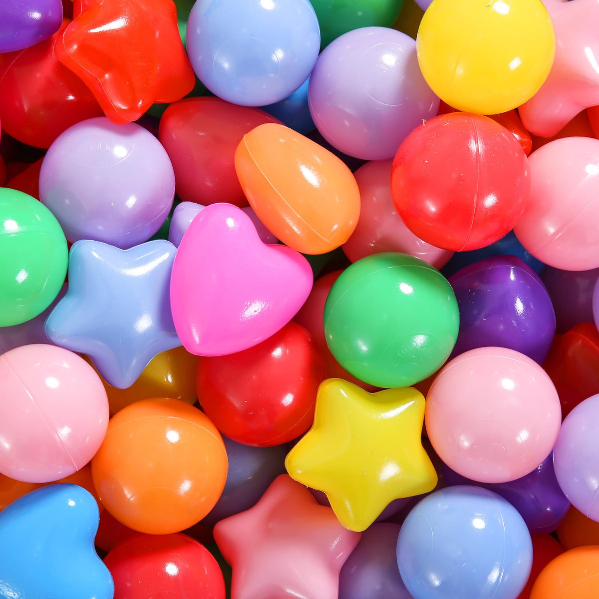 Pack of 100 200 500 BPA Free Non-Toxic Crush Proof Play Balls U493