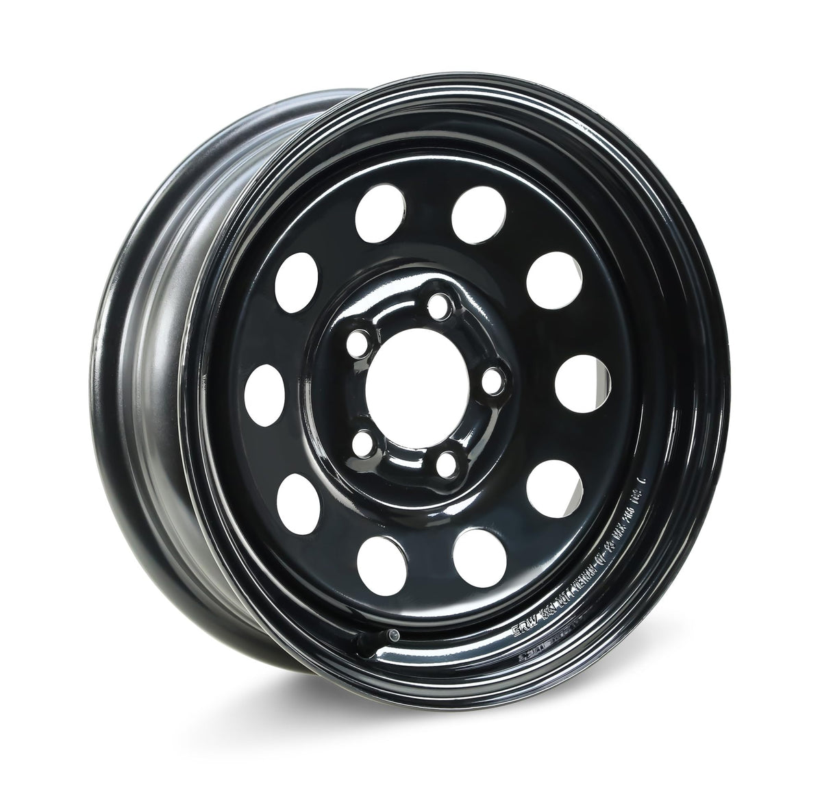 ST205/75R15 8-Ply Trailer Tire Wheel Black Mod Rim Pk2 V516290