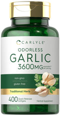 Odorless Garlic Supplement 400 Softgels I954199