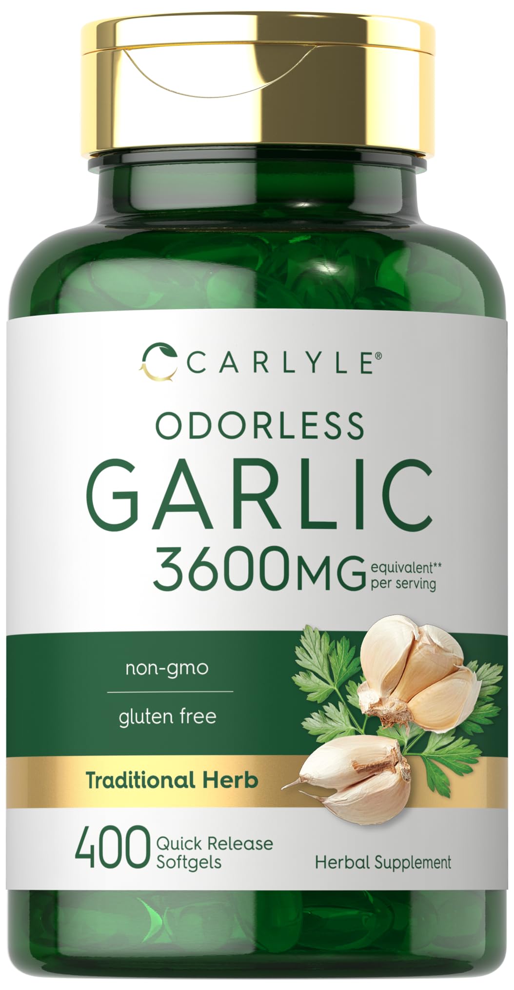 Odorless Garlic Supplement 400 Softgels I954199