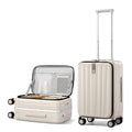 20 Inch Carry On Luggage with Wheels PC Hard Shell Suitcase V38667