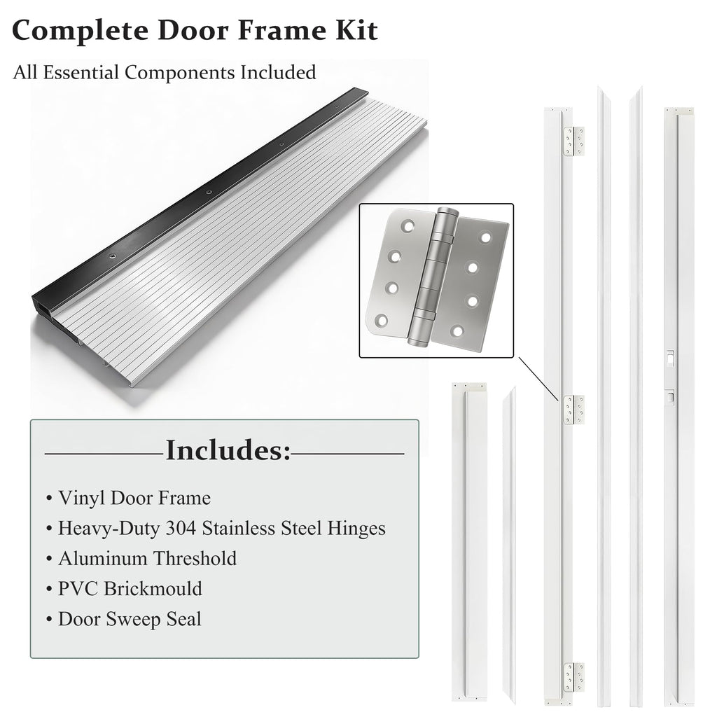 36 x 80 Black Fiberglass Entry Door A44701