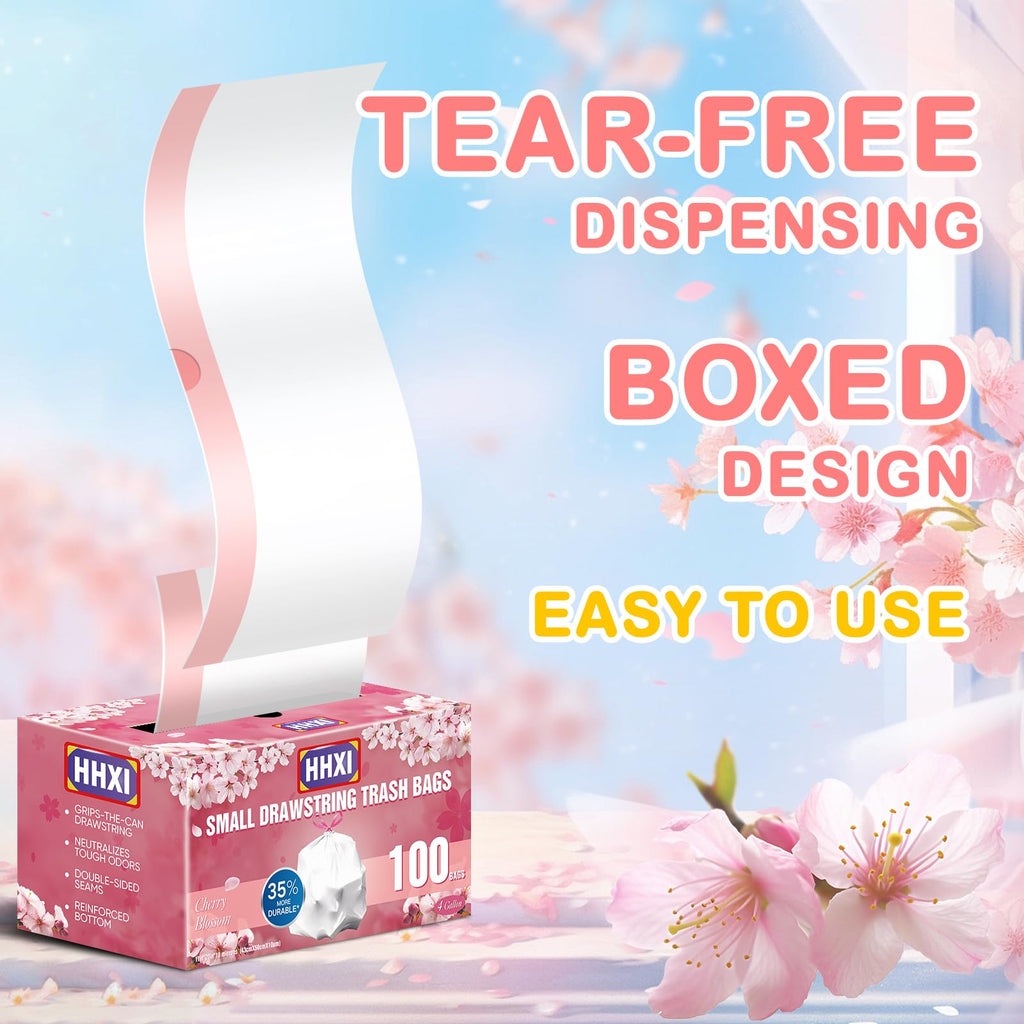 4 Gallon Scented Trash Bags with Drawstring Q700
