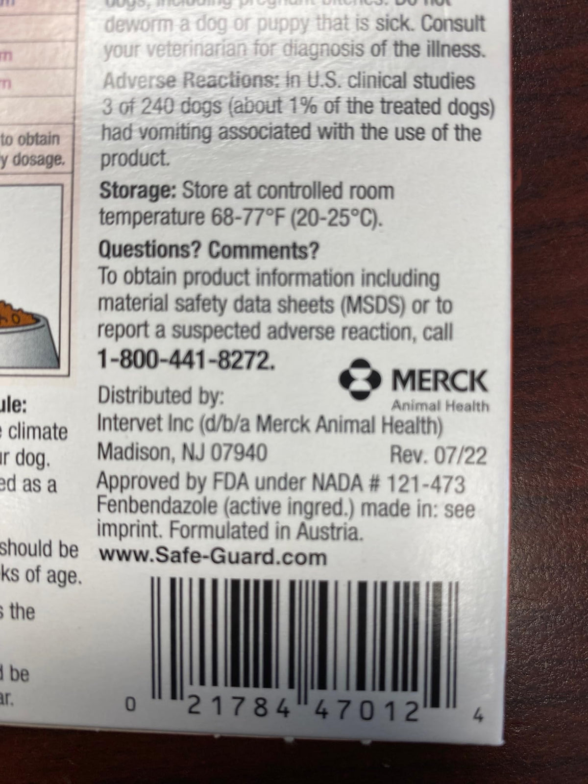 Canine Dewormer 3 Dose x 1 Gram F557293