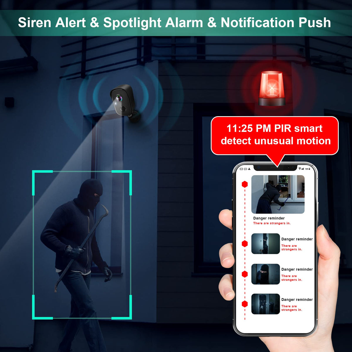 Wireless Outdoor Security Cameras V69868