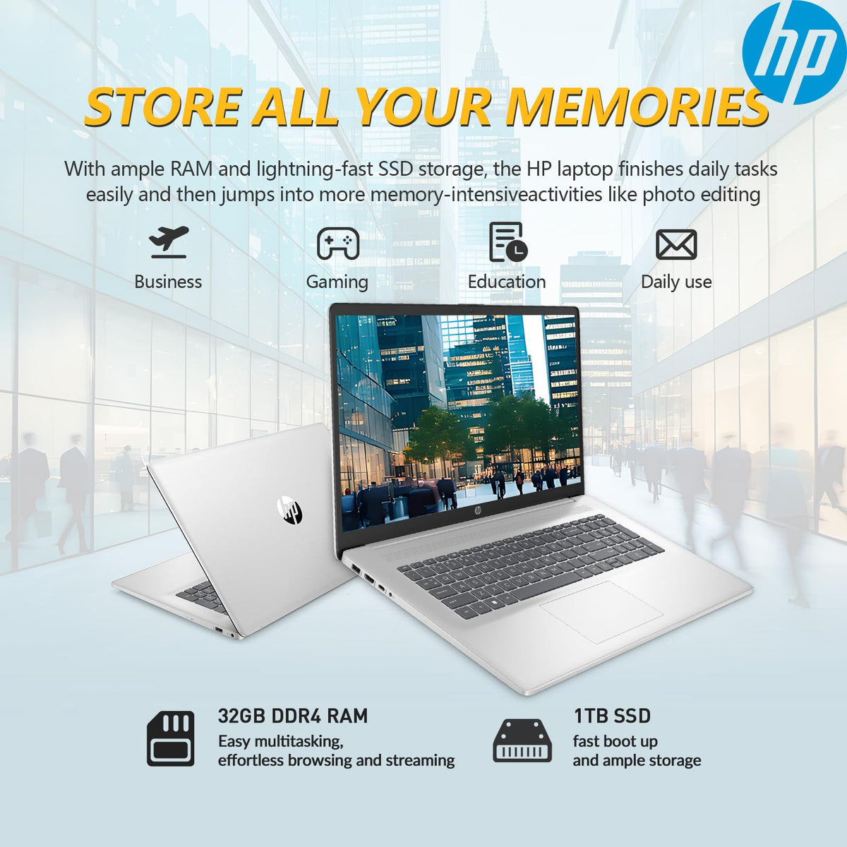 17.3" Touchscreen Laptop, 32GB RAM 1TB SSD E12502