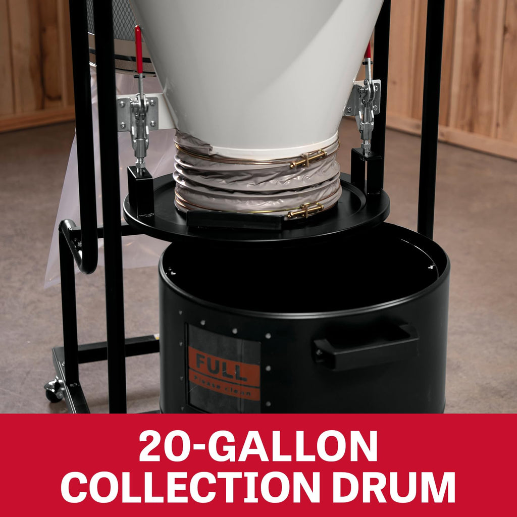 1-1/2 HP 2-Micron Filter Dust Collector S958046