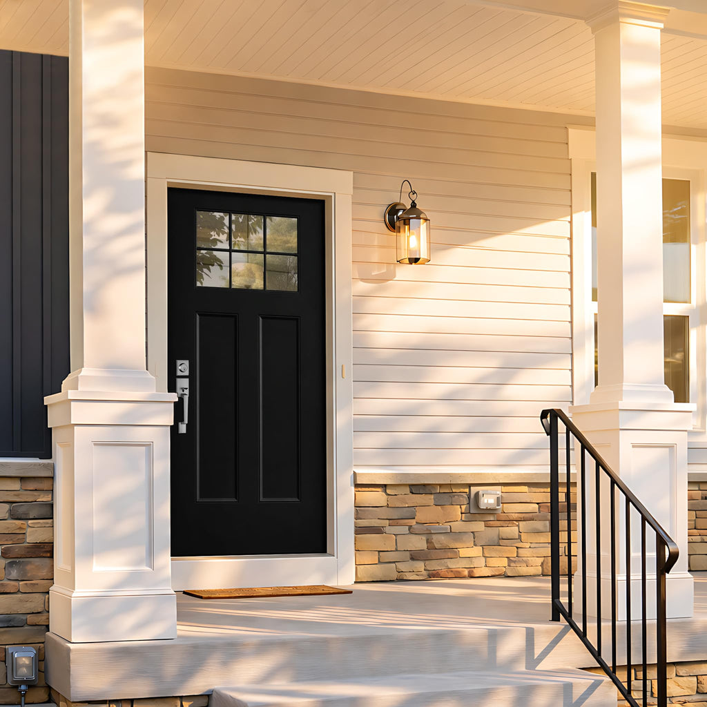 36 x 80 Black Fiberglass Entry Door A44701