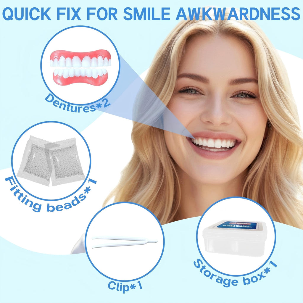 Moldable False Teeth Kit with Upper & Lower Set B1379