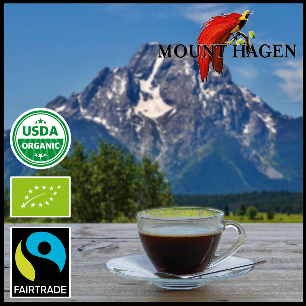 Instant Espresso Coffee, Organic Medium Roast Arabica, 1.76oz Jar S394327