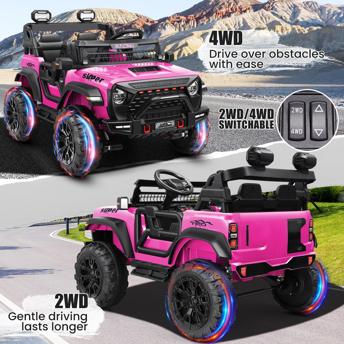 24V 2 Seater Ride on Car with Remote Control W699866