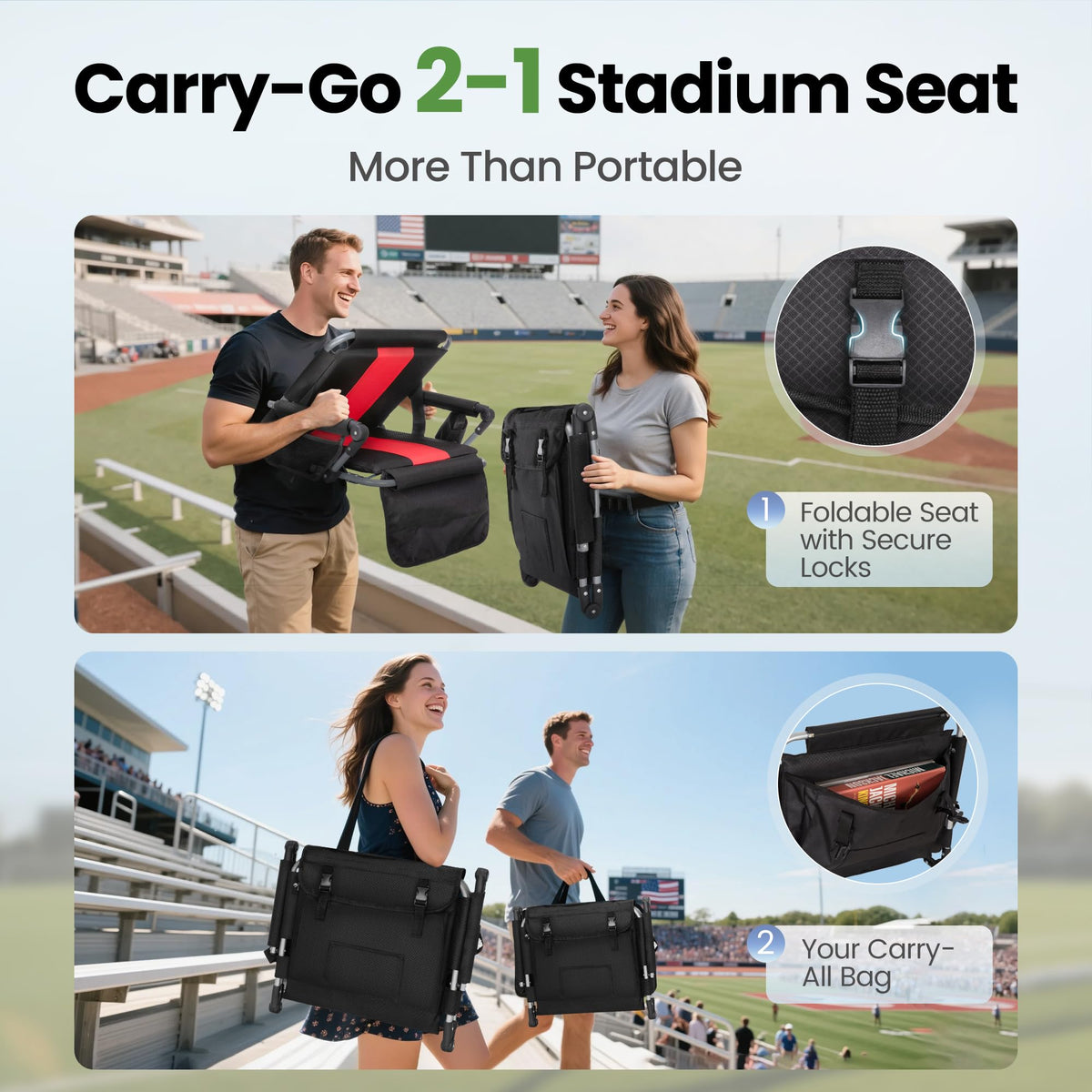 Stadium Seats with Back Support K43853