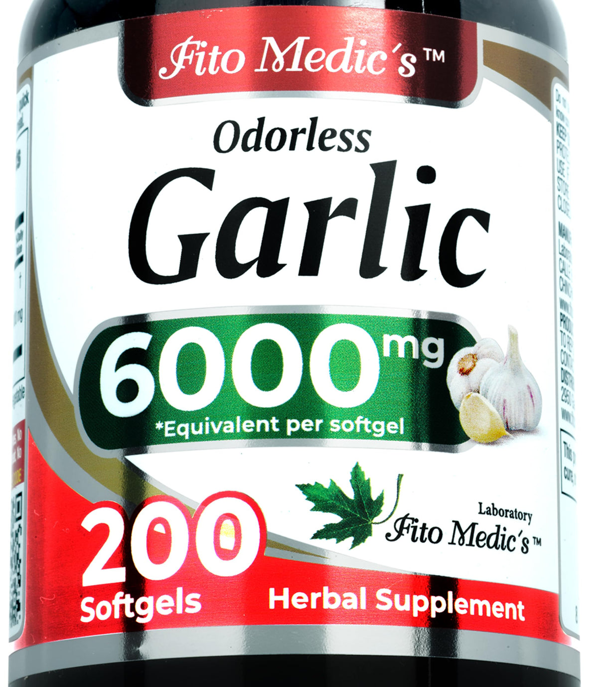 Garlic Supplements 200 Softgels A395