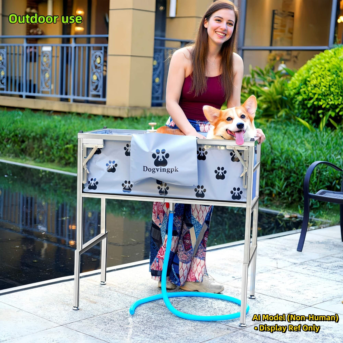 Portable Foldable Dog Bathtub V93232