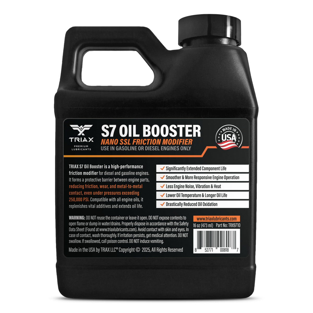 16 Ounce Synthetic Esters Based Friction Modifier C999