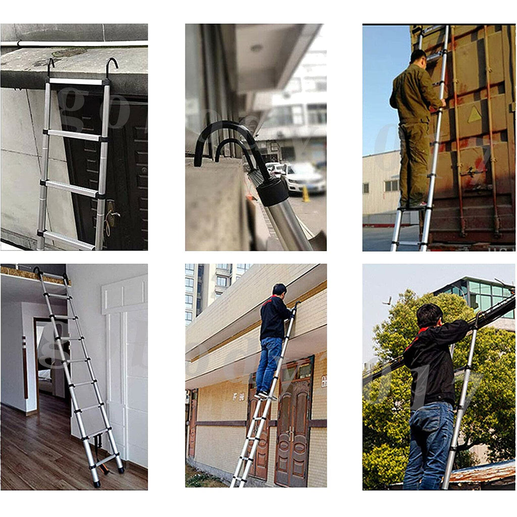 Aluminum Telescoping Extension Ladder 330 Lb Capacity A918