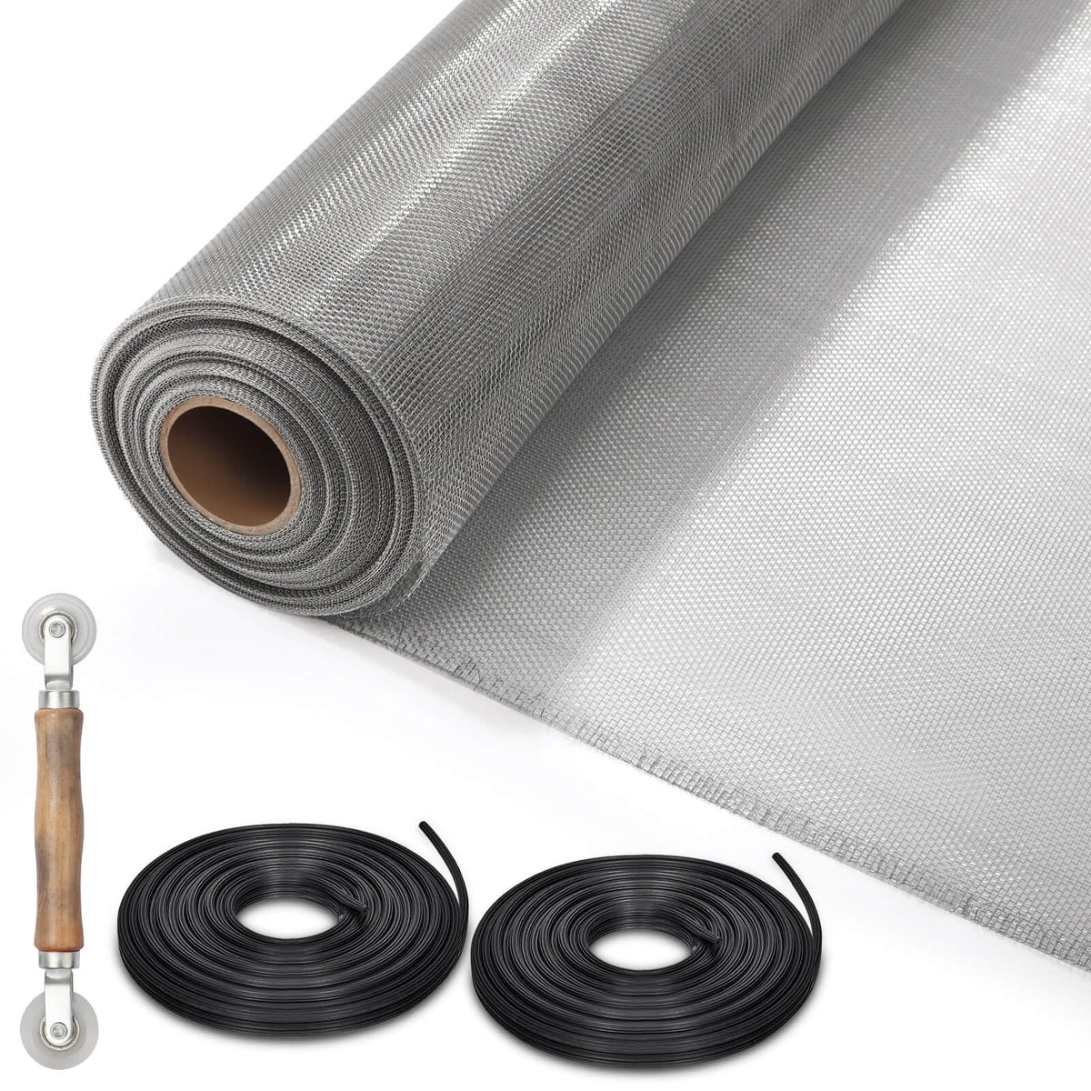Aluminum Screen Roll with Spline & Rolling Tool Z536
