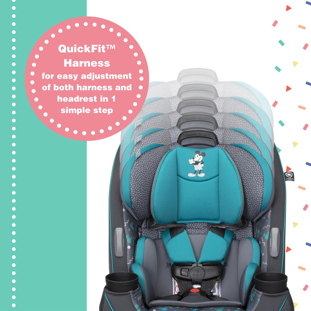 Convertible Car Seat, Rear Facing 5-40 pounds, Forward Facing 30-65 pounds, Booster 40-100 lbs T7316