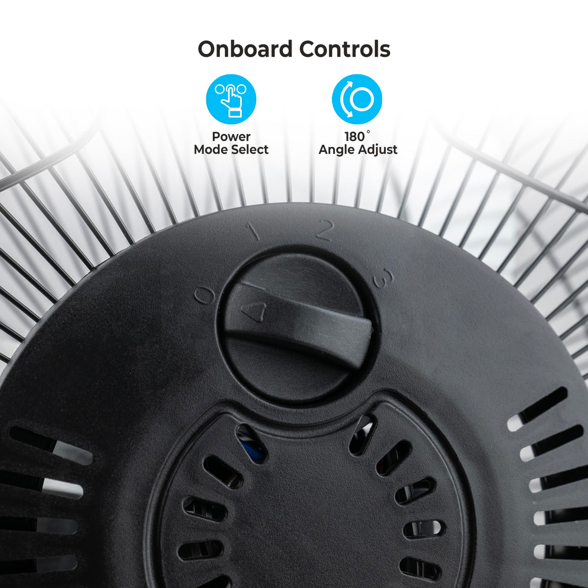 9 inch 3 Speed Metal Floor or Table Fan with Carry Handle G108313