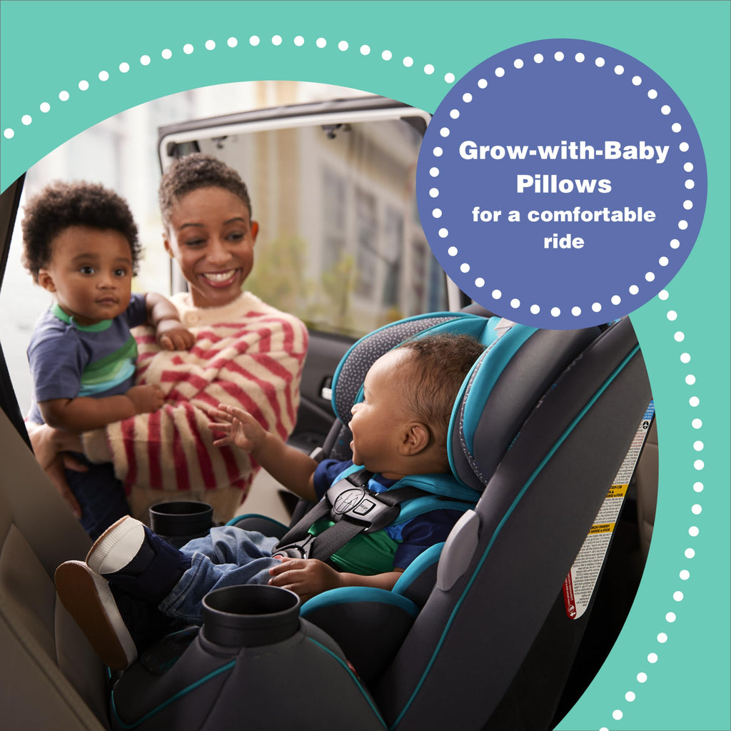 Convertible Car Seat, Rear Facing 5-40 pounds, Forward Facing 30-65 pounds, Booster 40-100 lbs T7316