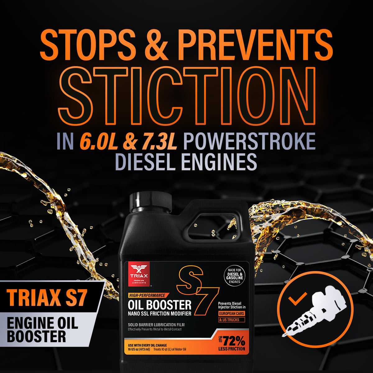 16 Ounce Synthetic Esters Based Friction Modifier C999