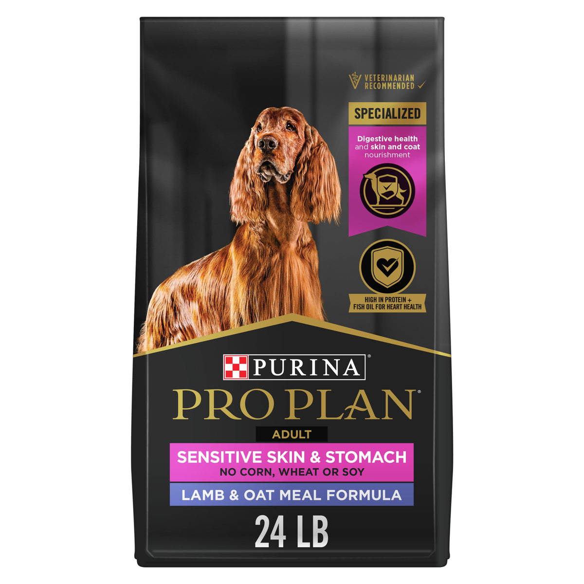 Sensitive Skin & Stomach Dry Dog Food, Lamb, 24 lb Bag G781