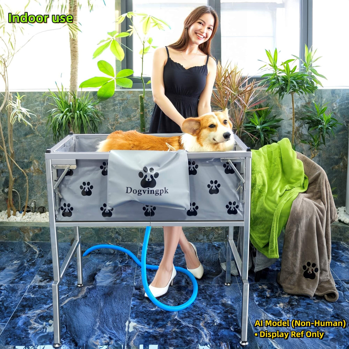 Portable Foldable Dog Bathtub V93232