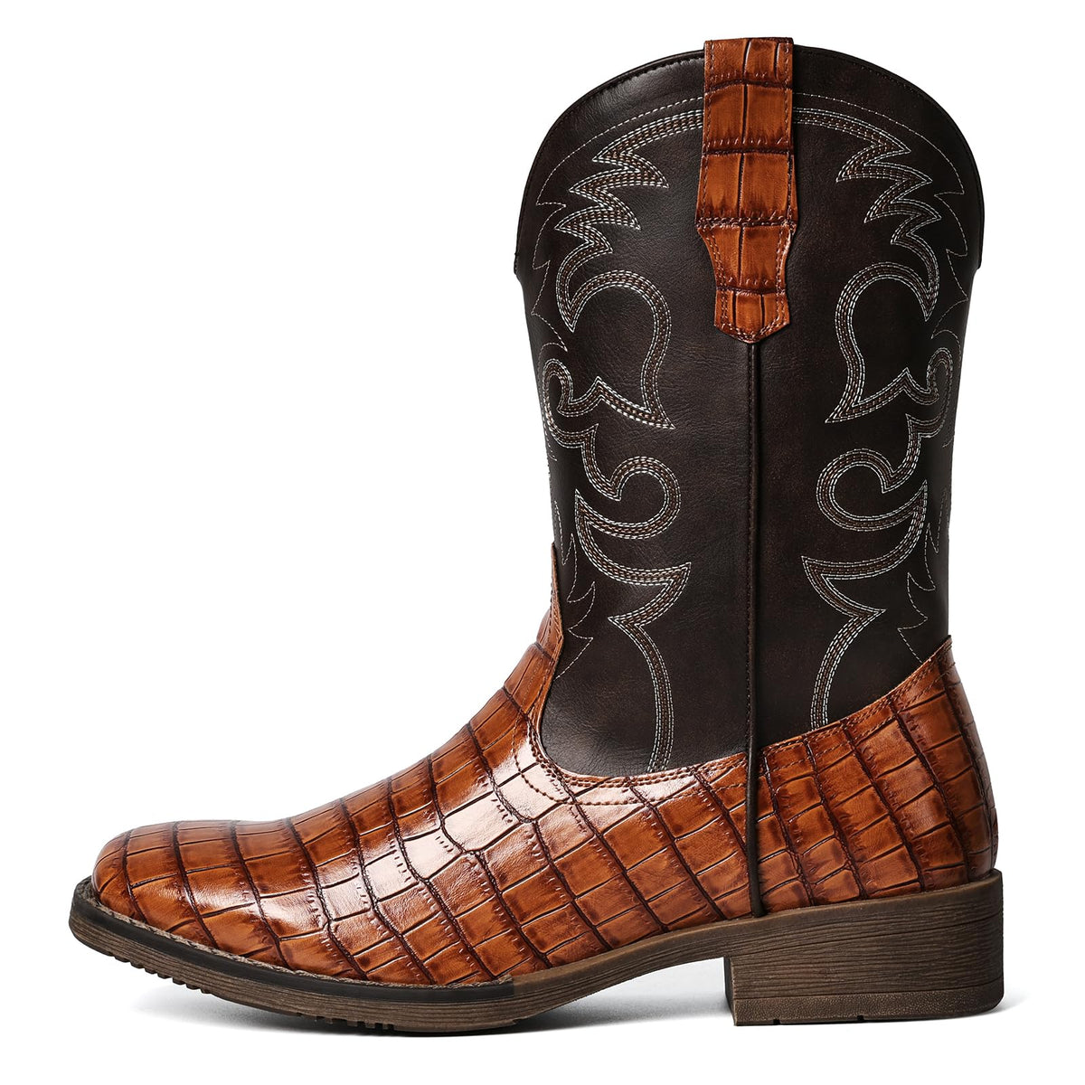 Cowboy Boots for Men Caiman Tail Print H350