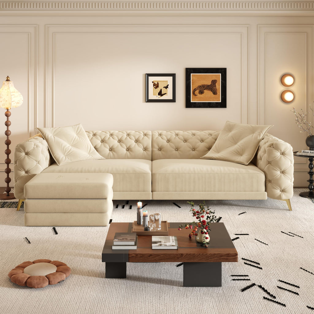 King Size Velvet Sleeper Sofa Bed Y703