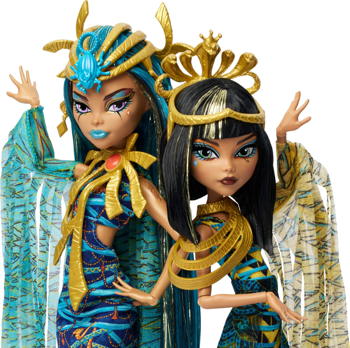 Fashion Doll Set 2-Pack with Golden Accessories & Clothes U98335