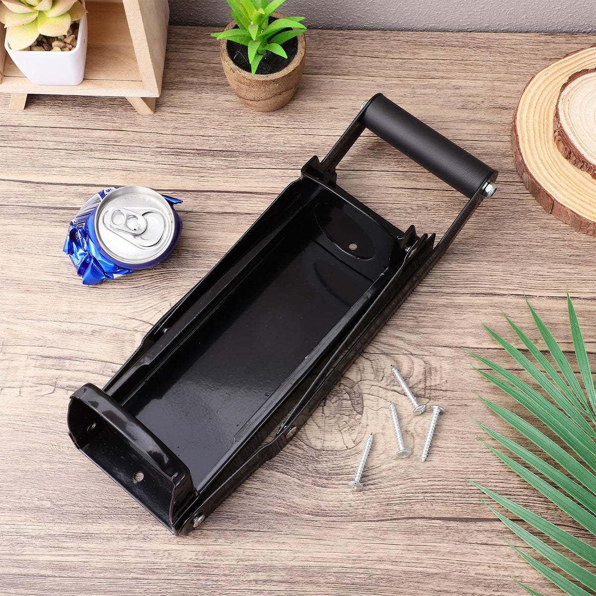 Wall Mounted Stainless Steel Can Crusher Y7189